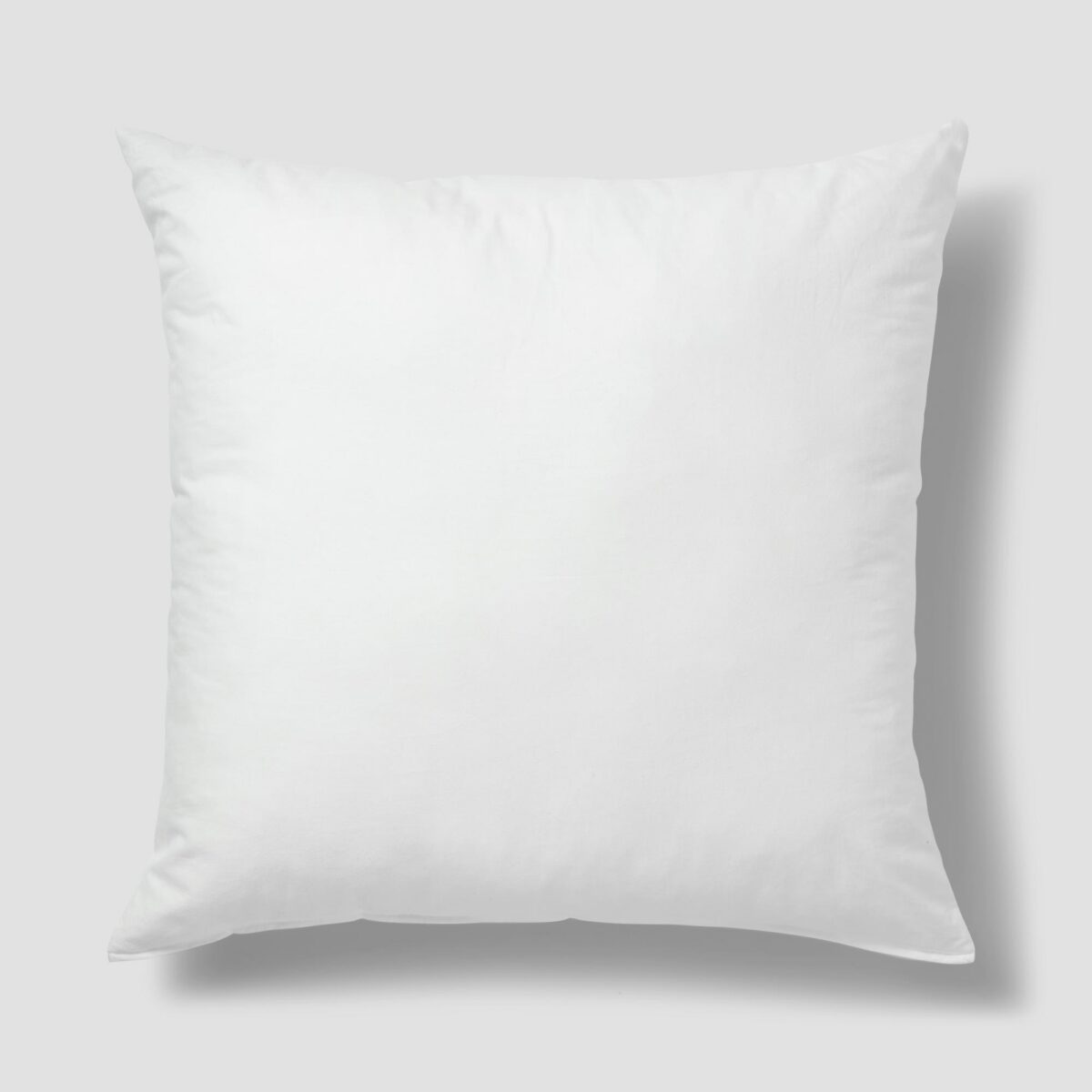 White Recycled Polyester Cushion Insert - Plush Pillow Filler